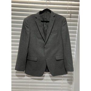 John Varvatos USA Bedford Blazer Mens 42R Charcoal Grey Wool Blend Jacket 762036
